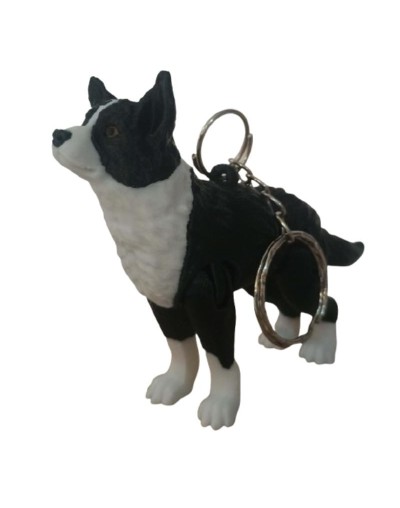 Llavero Articulado Border Collie Personalizado