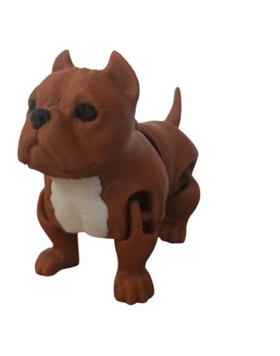 Llavero Articulado American Bully Personalizado