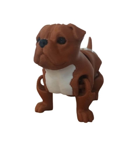 Llavero Articulado American Bully Personalizado