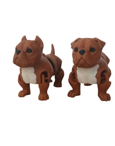 Llavero Articulado American Bully Personalizado