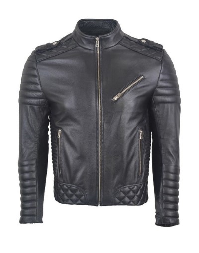 Chaqueta En Cuero Orli Black la chaqueteria 