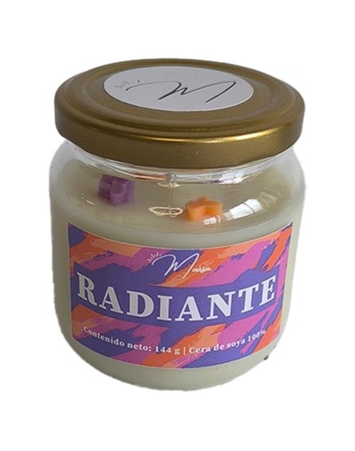 Radiante - vela aromática 144gr