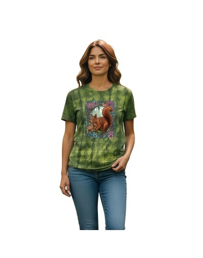 Camiseta Unisex Ardilla Rojo | De Ángel - Diseño y Textiles