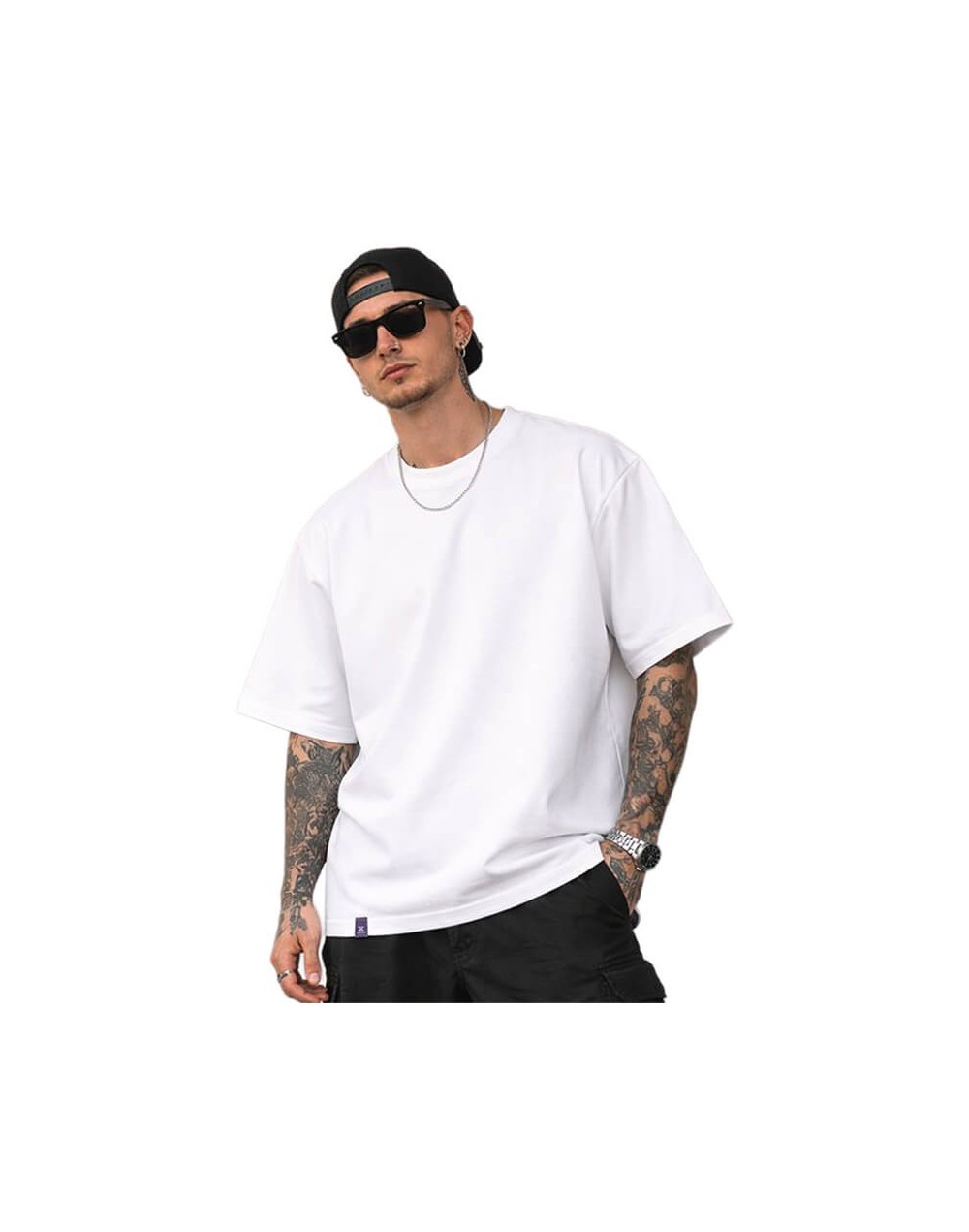 Camiseta Oversize Blanco Streetwear – Xmoks