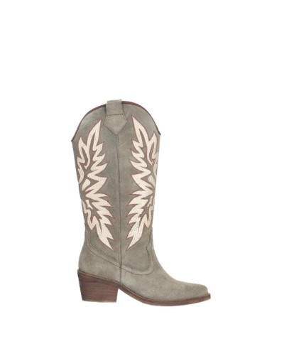 Texana Stivali Doral Gamuza Aceituna