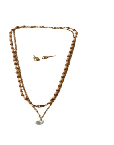 SET DE DOS COLLARES  CORAZON