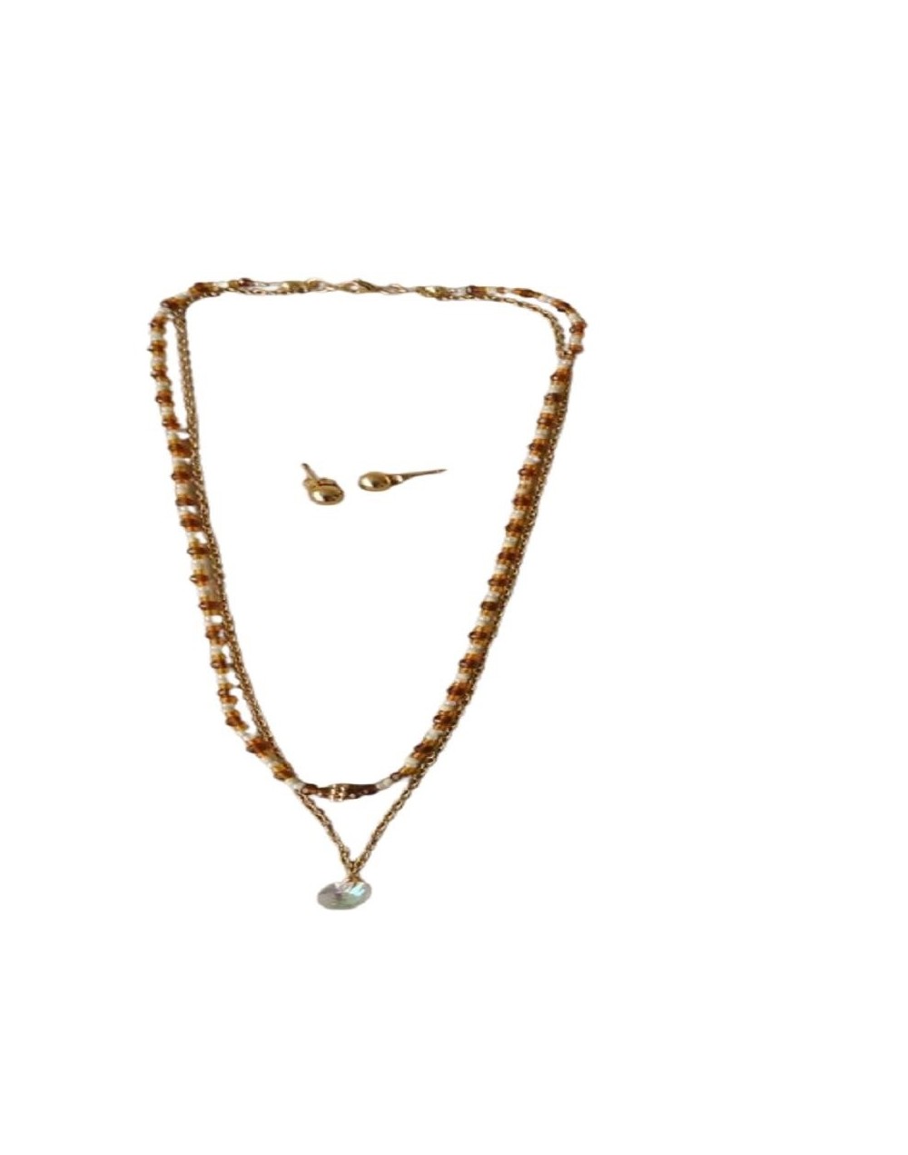 SET DE DOS COLLARES  CORAZON