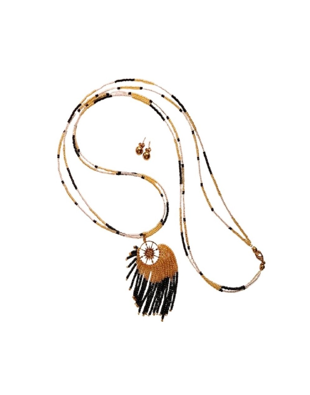 COLLAR LARGO EN MOSTACILLAS 