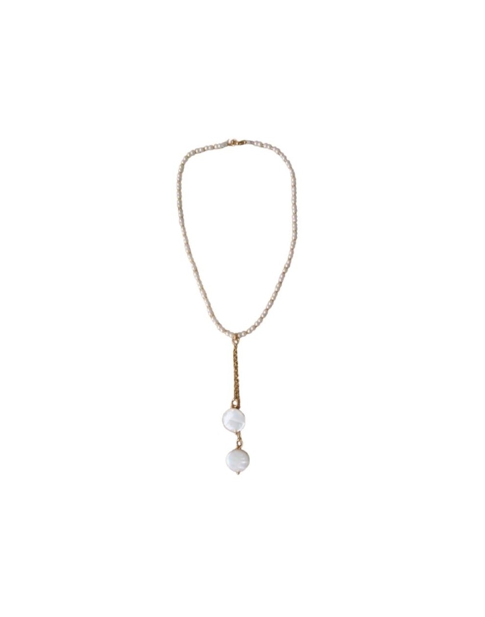 COLLAR  CON DIJE DE NACAR DE PERLA