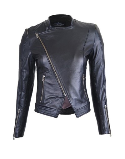 Chaqueta En Cuero Lchlw01 Black la chaqueteria 