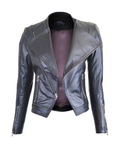 Chaqueta En Cuero Lchlw01 Black la chaqueteria 