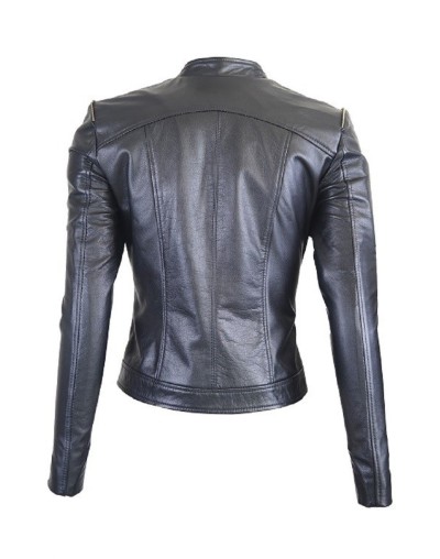 Chaqueta En Cuero Lchlw01 Black la chaqueteria 