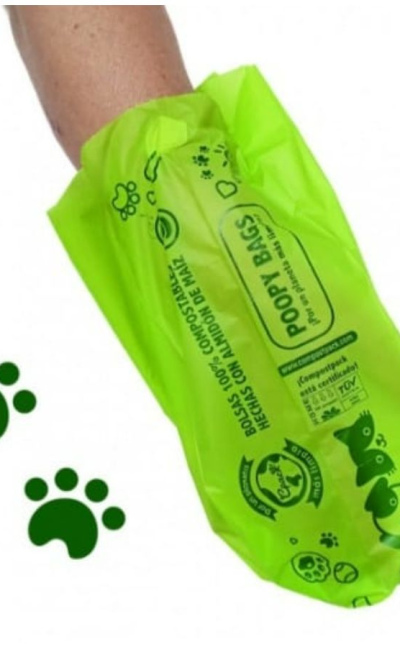 300 bolsas de almidón de maíz para mascotas perros y gatos  biodegradables