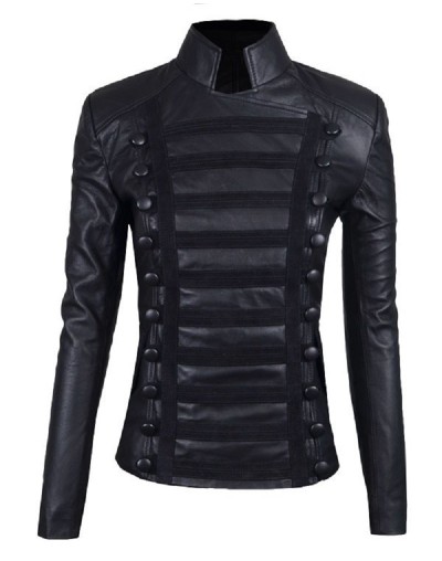 Chaqueta en cuero lchlw11 la chaqueteria 