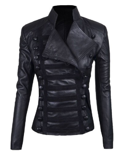 Chaqueta en cuero lchlw11 la chaqueteria 