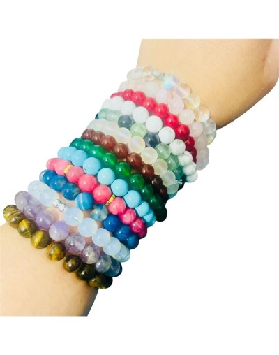 Pulseras en cuarzos y piedras naturales