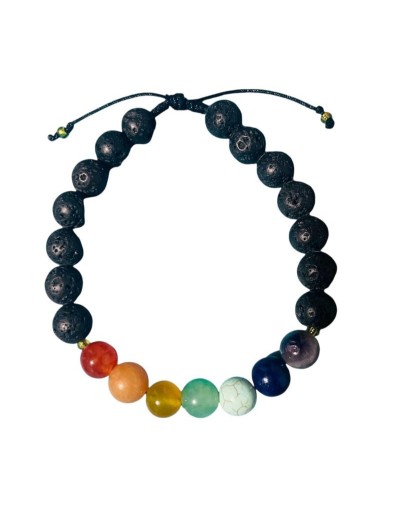 Pulsera 7 Chakras en piedra natural