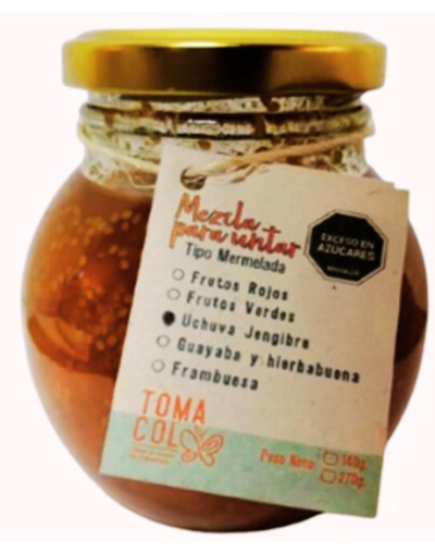 MERMELADA DE UCHUVA Y JENGIBRE X 270g