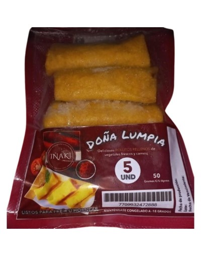  Lumpia precocida por 5 unidades Doña Lumpia
