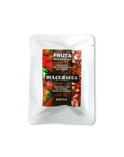 Fresa Deshidratada 25 Gramos