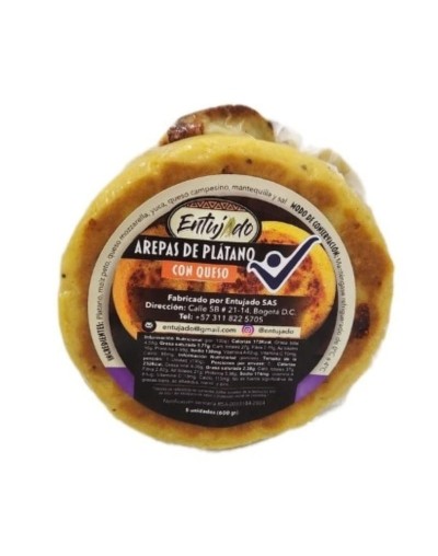 Arepas de plátano veganas