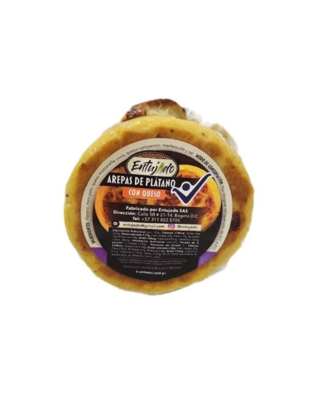 Arepas de plátano veganas