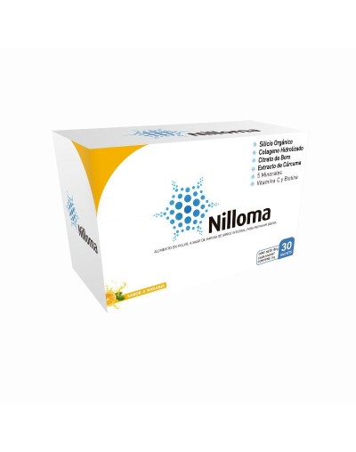 Nilloma Silicio Orgánico x 30 sobres Sabor Naranja