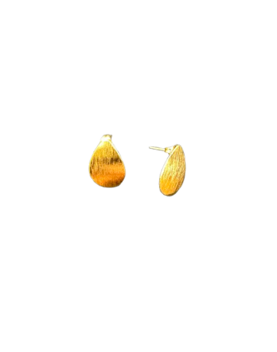 Aretes de gota plana