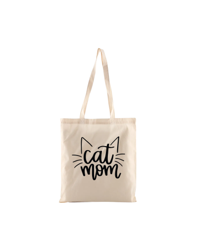 Bolso Tote Bag Estampado Cat
