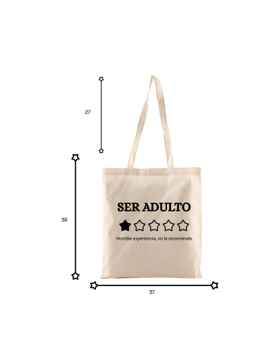 Bolso Tote Bag Estampado Adulto