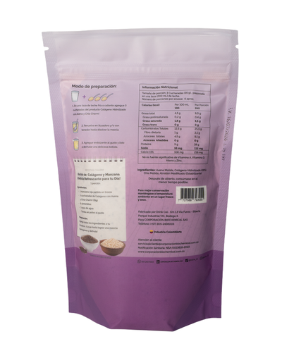 Charm! Colágeno Péptidos con Avena y Chía 