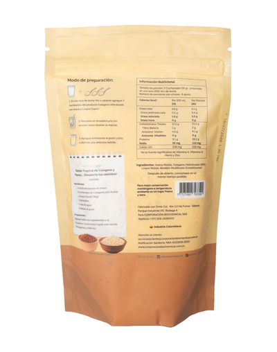 Charm! Colágeno Péptidos con Avena y Linaza