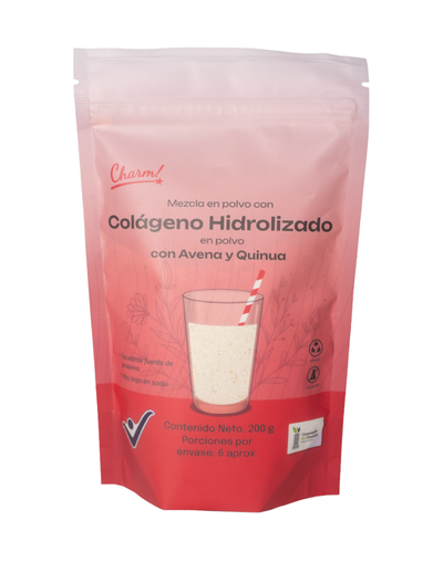 Charm! Colágeno Hidrolizado (Péptidos) con Avena y Quinua X 200 gr