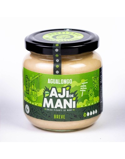 Ají de Maní Gourmet Picante Bajo 210g | Agualongo