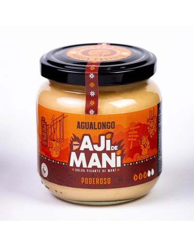 Ají de Maní Gourmet Picante Bajo 210g | Agualongo
