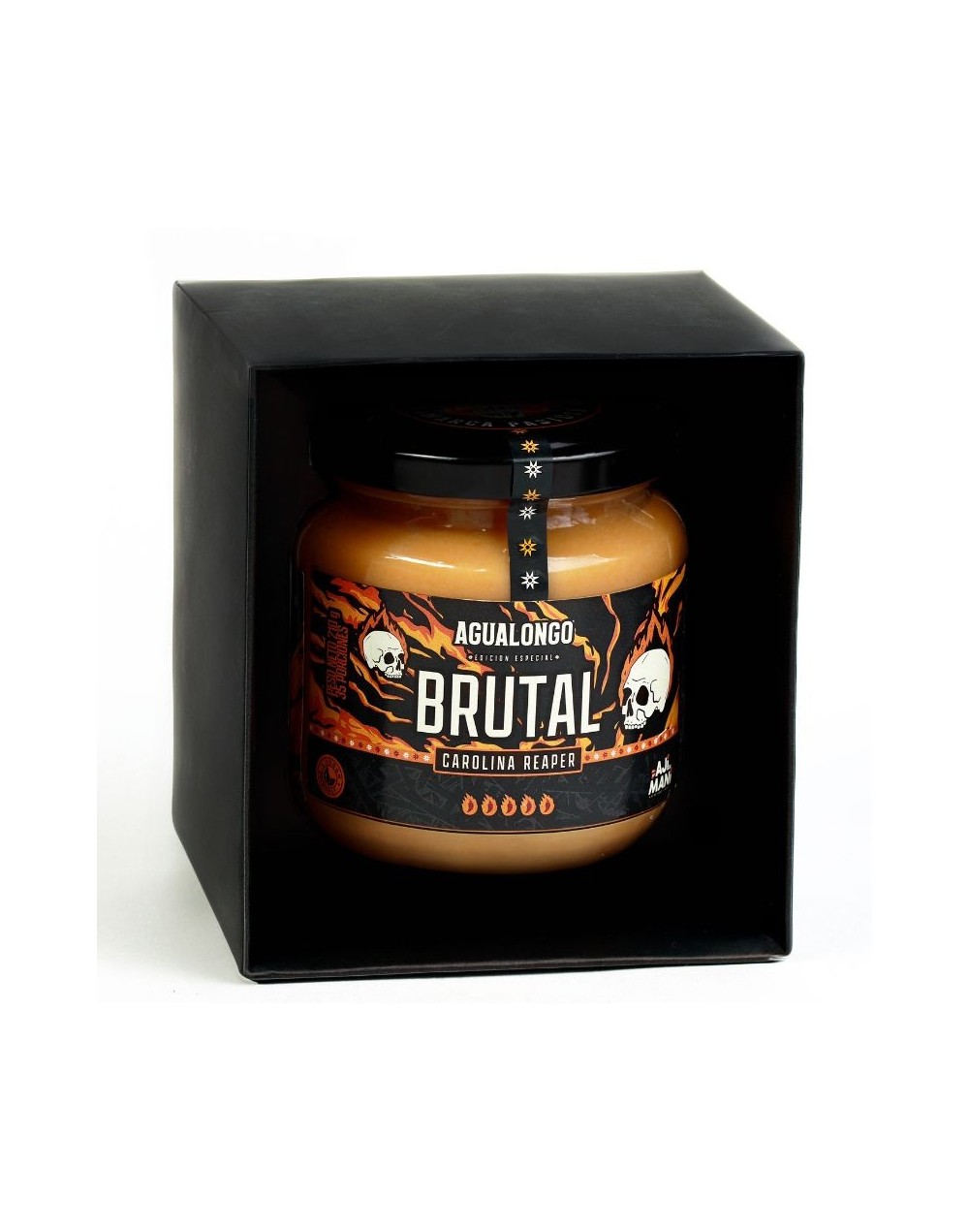 Ají de Maní Súper Picante Carolina Reaper 210g | Agualongo