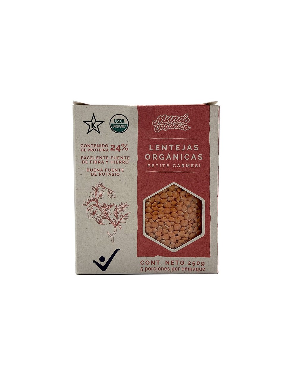 LENTEJA CARMESI O LENTEJA ROJA