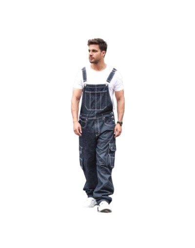 Overol Cargo Clásico Hombre Jean - Negro Pimienta Ocaso Jeans