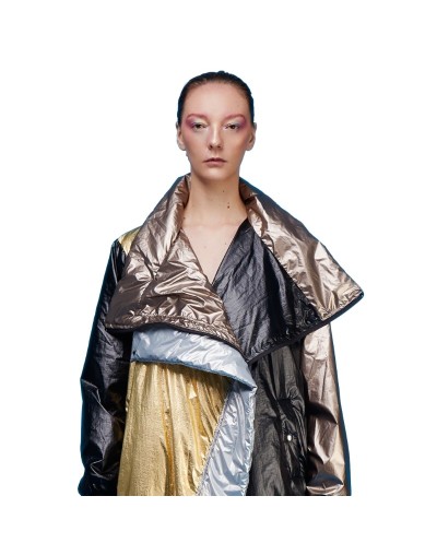 Metallic Gold Overcoat 