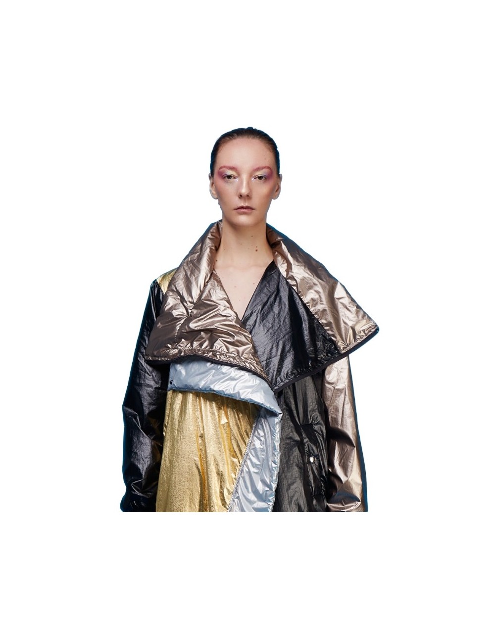 Metallic Gold Overcoat 