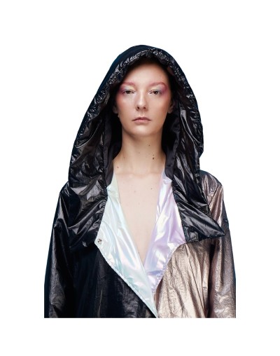 Metallic Smoke Overcoat