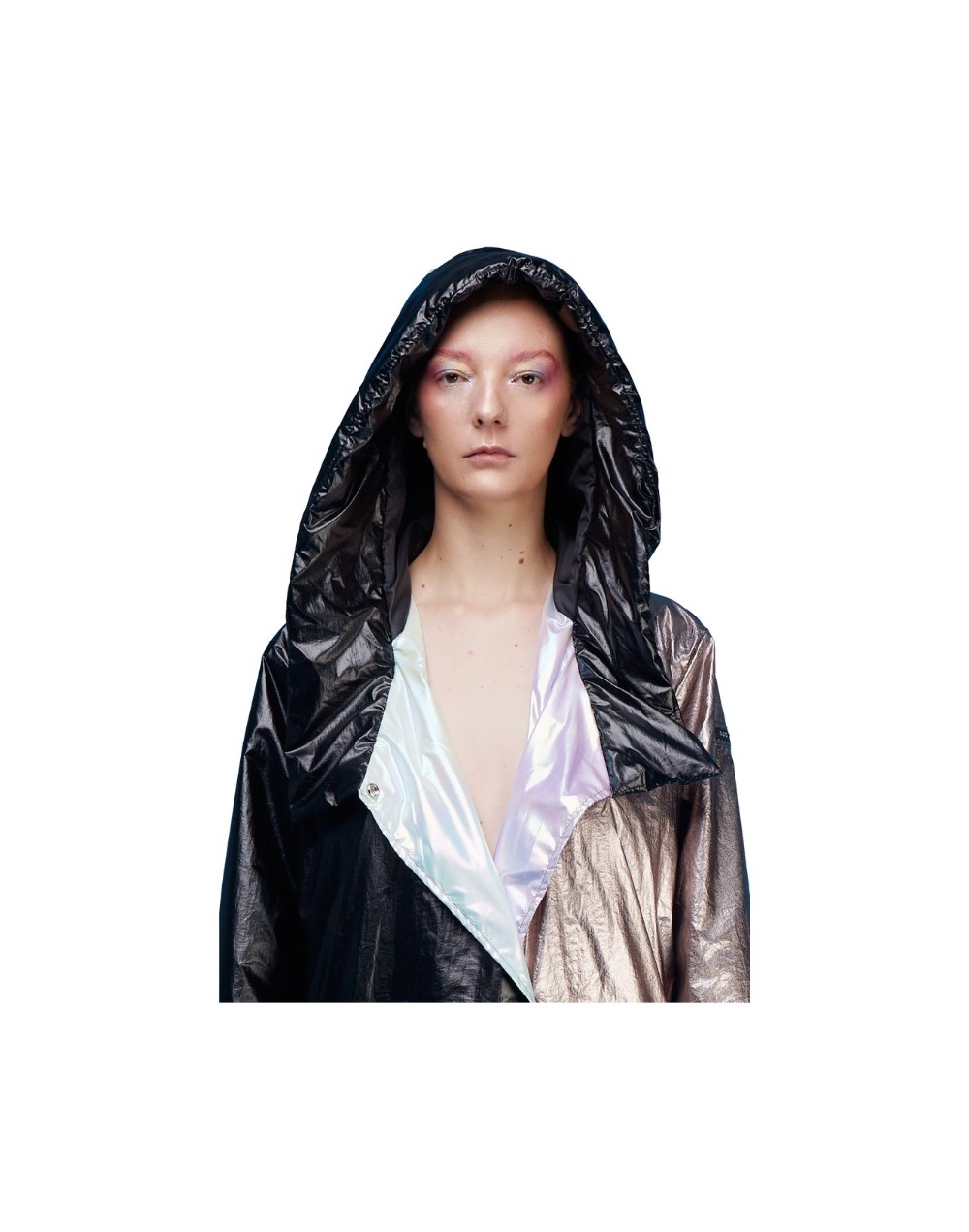 Metallic Smoke Overcoat