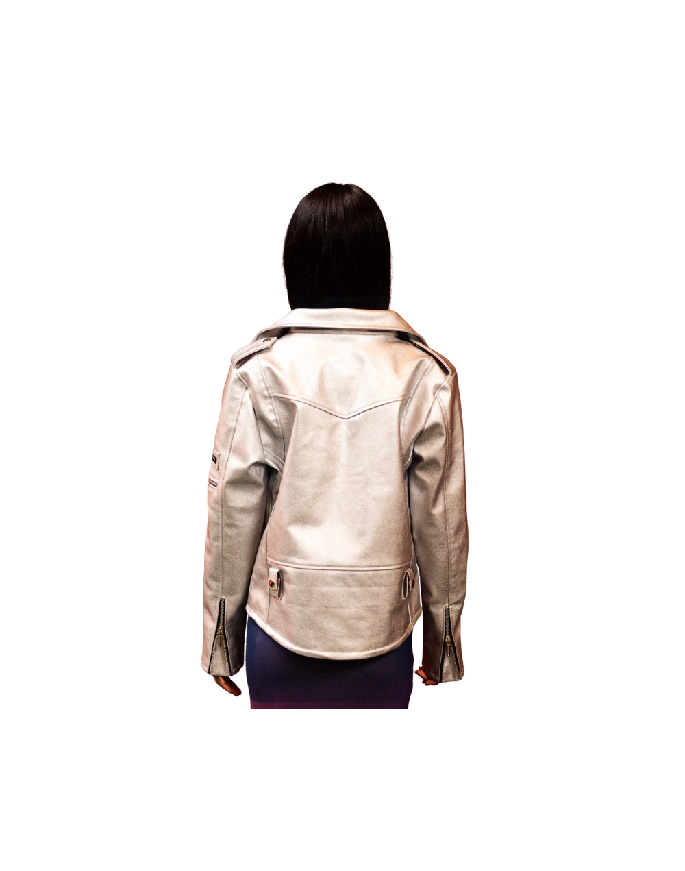 Biker Jacket Chamarra Metalizada