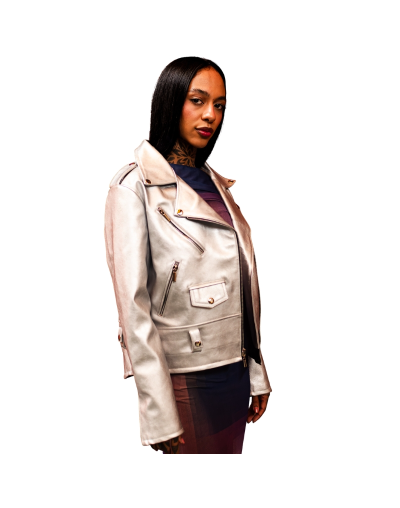 Biker Jacket Chamarra Metalizada