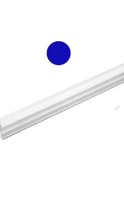 Lampara t5 led 5w 30cms luz color azul