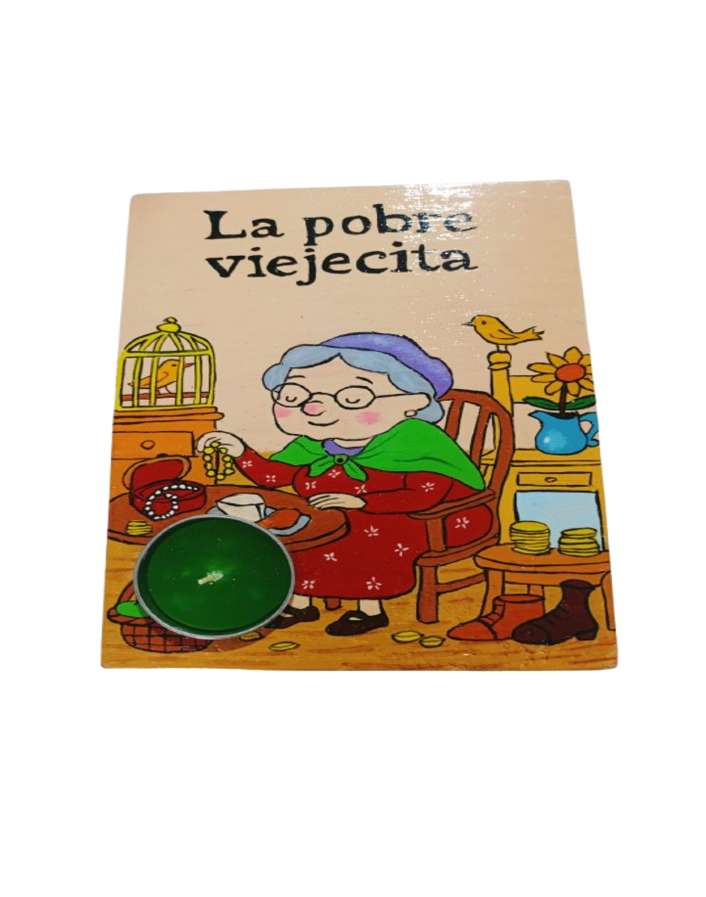 Porta Vela e Incienso en Madera Diseño La Pobre Viejecita