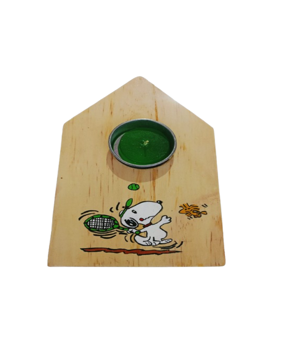 Snoopy Tenista Clásico Pop porta velas e incienso