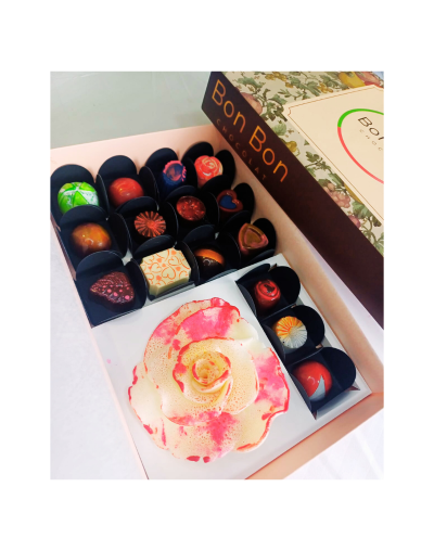 Caja de bombones Tiempo de Verano en Chocolate