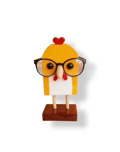 Soporte de Gafas Compañeros de Escritorio EL POTRO, POLLITO EL SABIO Y EL BURRITO SABANERO