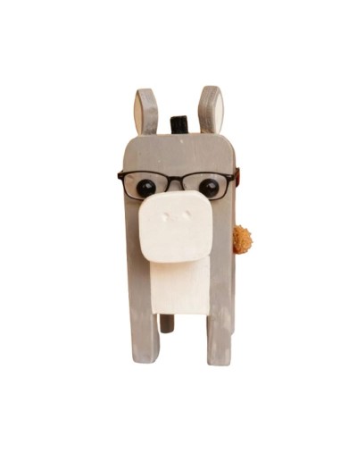 Soporte de Gafas Compañeros de Escritorio EL POTRO, POLLITO EL SABIO Y EL BURRITO SABANERO